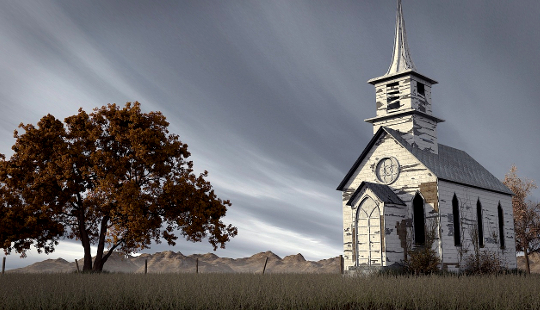 How to Communicate with Trees for Safety, Connection, and Healing a tree in the yard of an old church